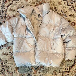 Divided Beige Puffer Jacket